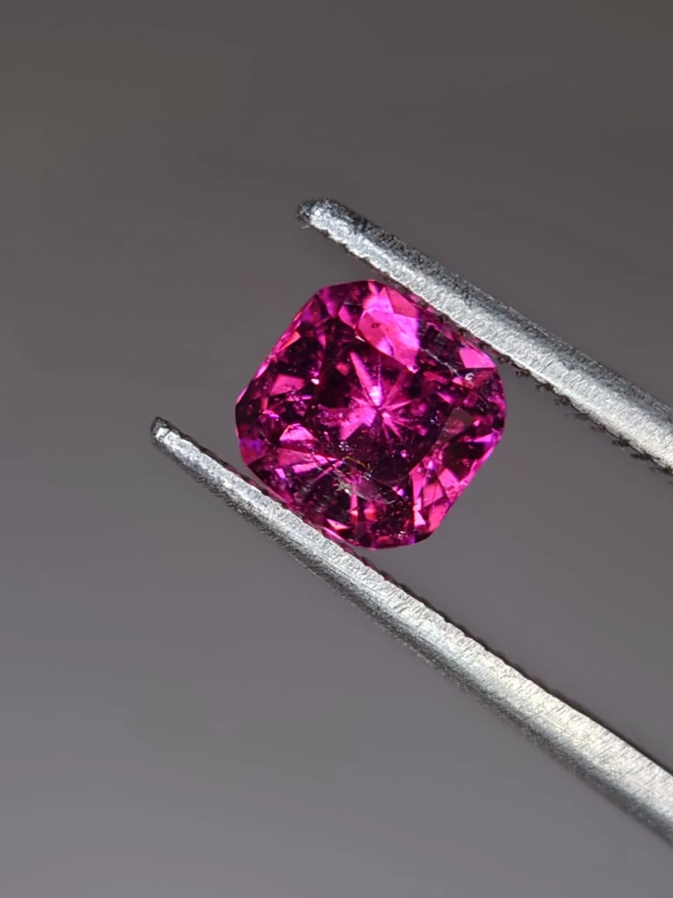 1.2ct Natural Fancy Cushion Faceted Umbalite Garnet from Malawi — view 5